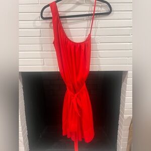 NWT Banana Republic One Shoulder Satin Mini dress 👗